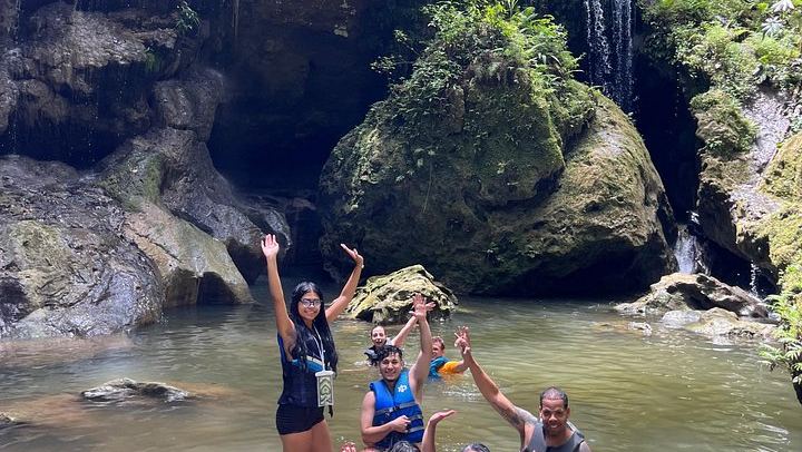 Arenales Caves, Taíno Petroglyphs and Charco Azul Pool with Optional Cliff Jumps (2/12)