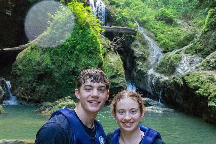 Charco Azul Cave, Waterfall and River Day Trip with 8 to 27 Foot Cliff Jumps (4/12)