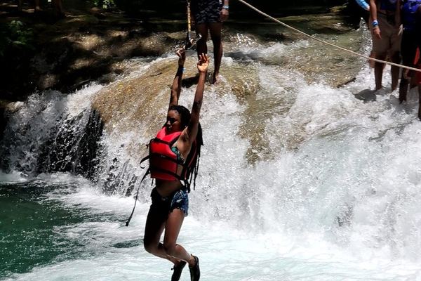 Chuck Norris Secret Falls and Dunn's River Falls Day Tour with Entrance Fees Included