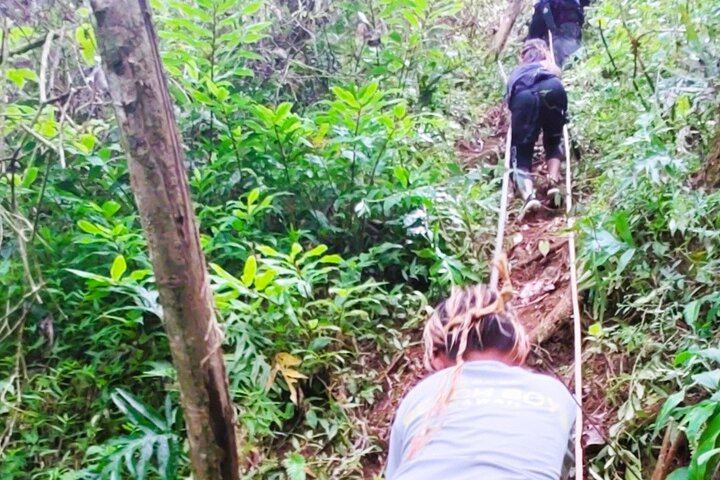 Anahola Private Jungle Waterfall Hike with Charlie the Hawaiian Dundee, 4WD Jeep Transfer (6/12)