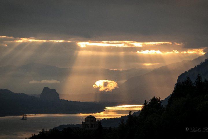 Columbia Gorge Waterfalls and Hood River Wine Tasting Afternoon Tour, Portland (6/12)