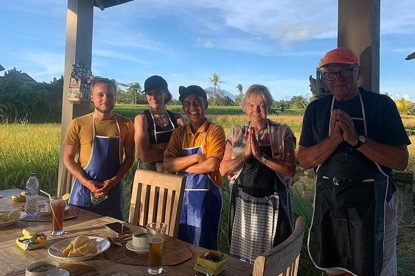 Ubud Cooking Class and Secret Waterfall Day Trip with Local Market Visit