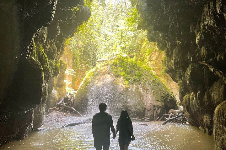 Charco Azul Cave, Waterfall and River Day Trip with 8 to 27 Foot Cliff Jumps (1/12)