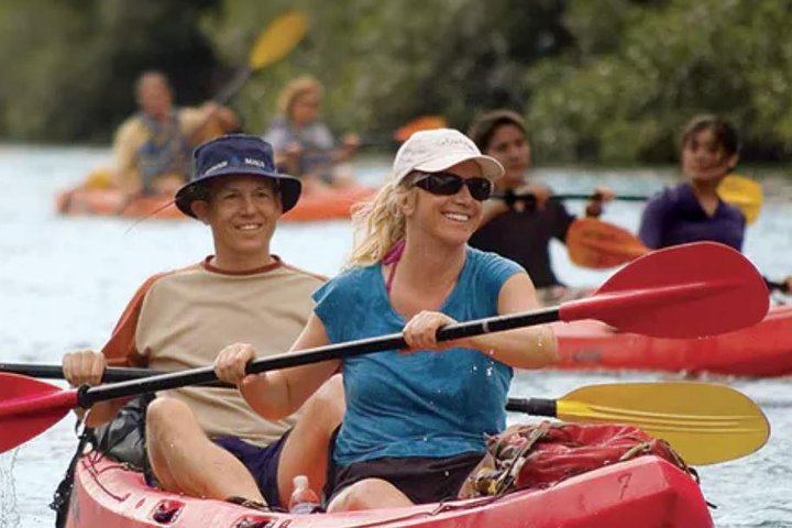 Huleia River Kayak and Hidden Valley Falls Hike from Nawiliwili, Motorized Canoe Return (1/8)