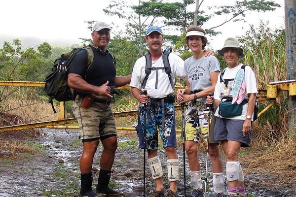Anahola Private Jungle Waterfall Hike with Charlie the Hawaiian Dundee, 4WD Jeep Transfer