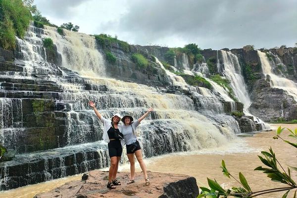 Da Lat Waterfalls Tour for Six: Datanla, Pongour, Elephant Falls, Bee and Cricket Farms