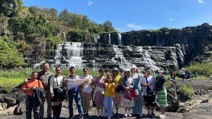 Dalat Waterfalls Day Trip: Pongour, Datanla, Linh An Pagoda, Gong Show, Luge Kart (4/12)