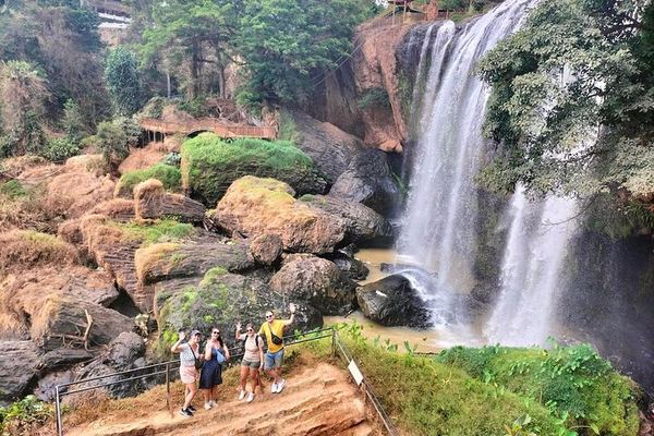 Dalat Countryside and 3 Waterfalls Group Tour: Pongour, Elephant Falls, Silk and Coffee