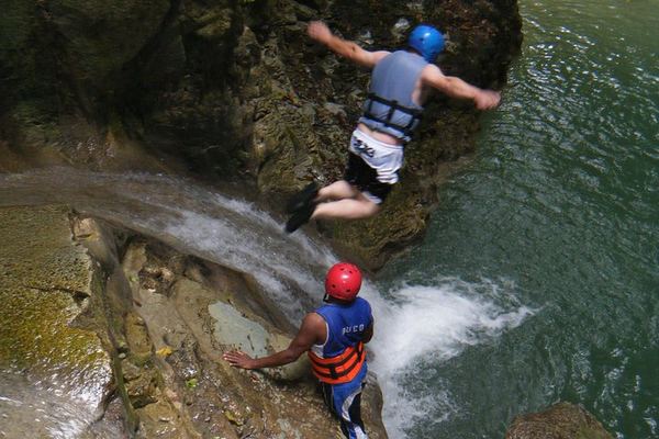 Damajagua Waterfalls and 3 Zip Lines at Country World Adventure Park with Dominican Lunch