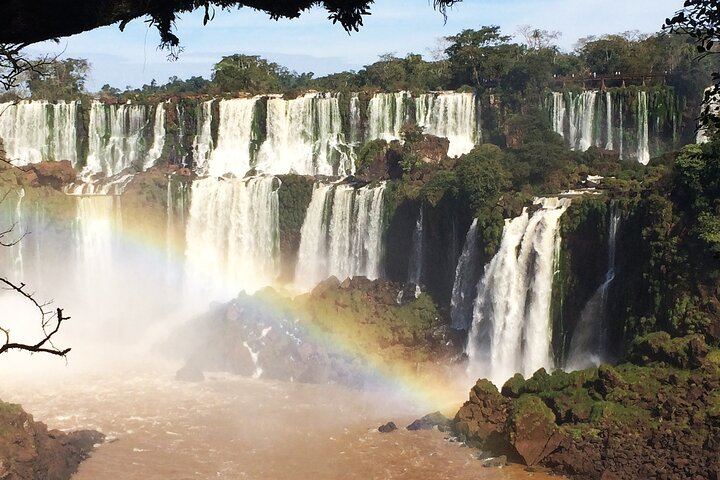 Iguassu Falls from Foz do Iguacu: Argentine Upper Circuit, Optional Brazil Side (5/11)