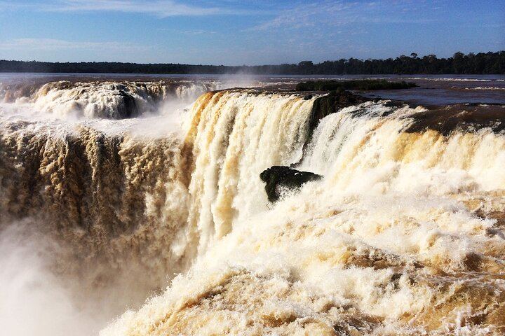 Iguassu Falls from Foz do Iguacu: Argentine Upper Circuit, Optional Brazil Side (10/11)