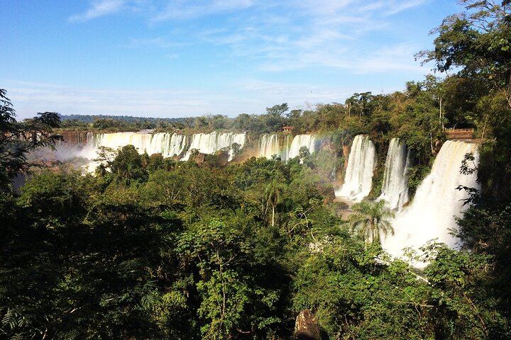 Iguassu Falls from Foz do Iguacu: Argentine Upper Circuit, Optional Brazil Side (4/11)