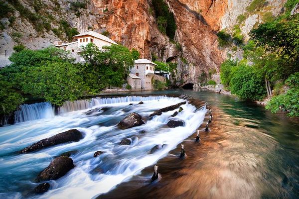 Sarajevo to Mostar Day Tour via Konjic, Buna Canals, Kravica and Blagaj