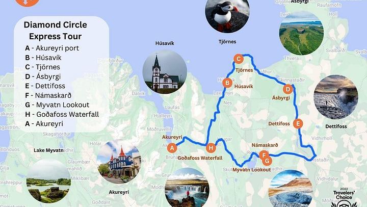 Diamond Circle from Akureyri: Godafoss, Dettifoss, Asbyrgi and Husavik with Lunch Pack (2/9)