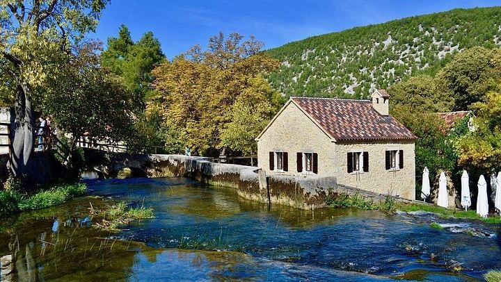 Krka Waterfalls and Skradin Tour from Split Cruise Terminal with Turina Fortress (2/10)