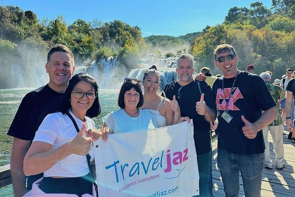 Krka Waterfalls and Skradin Tour from Split Cruise Terminal with Turina Fortress