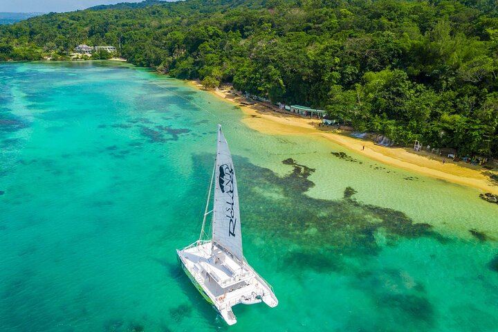 Four-Hour Dunn's River Falls Catamaran Cruise with Live DJ and Open Bar (2/12)