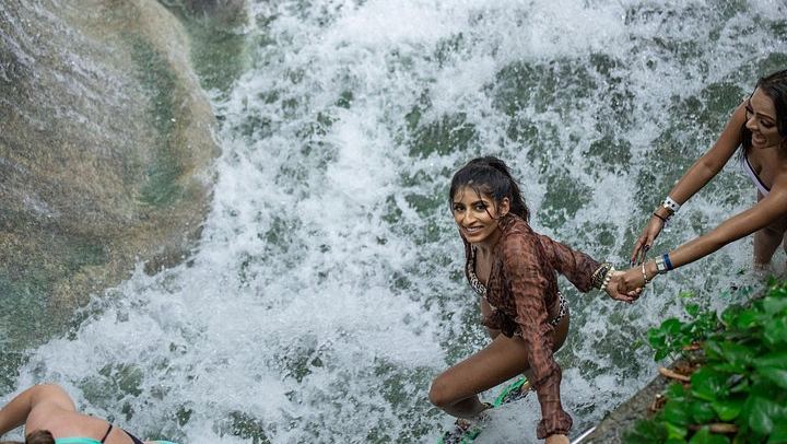 Dunn's River Falls Zipline, Seville Horseback Sea Swim and Falls Climb (4/9)