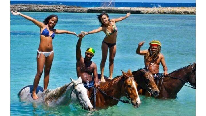 Dunn's River Falls Climb and 45-Minute Horseback Ride with Ocean Swim, Ocho Rios (3/5)
