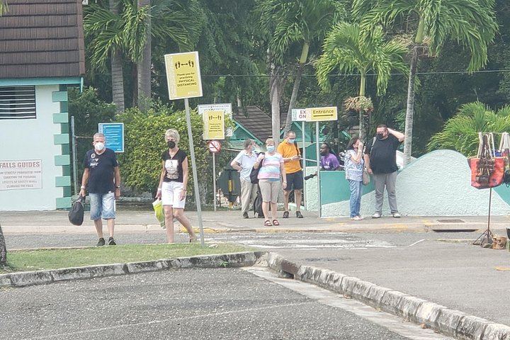 Montego Bay to Dunn's River Falls and Blue Hole with Hotel Pickup and Rose Hall Stop (3/12)