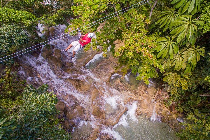 Dunn's River Falls Zipline, Seville Horseback Sea Swim and Falls Climb (9/9)
