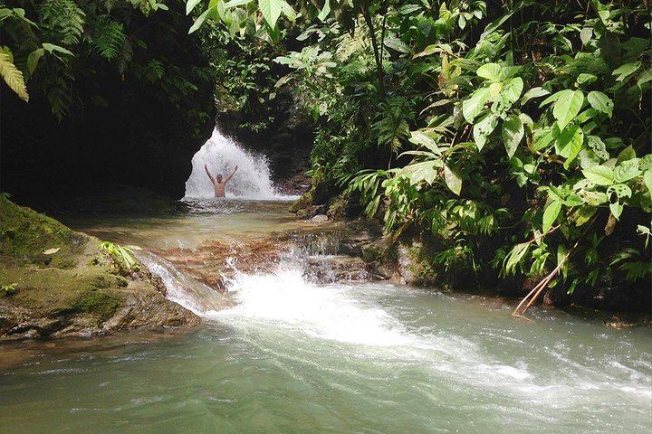 Hacienda Ebano Double Waterfall Hike by 4x4 Safari Truck, Jade Waterfall Swim and Lunch (3/11)