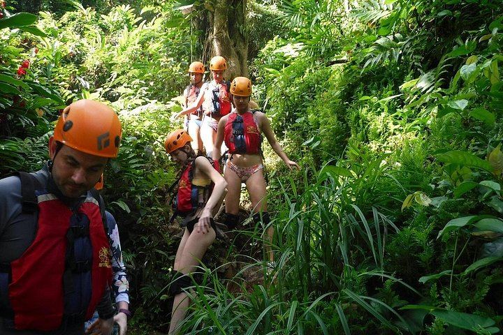 Off-Trail El Yunque Waterslides and Waterfalls, Helmets, Fajardo Start, Luquillo Option (8/11)