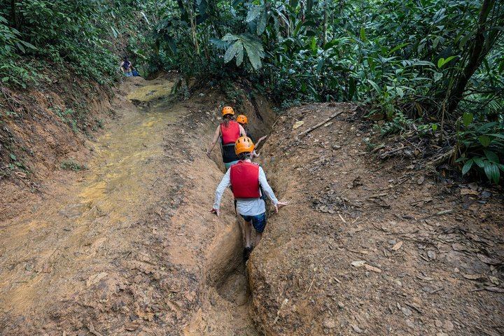 Off-Trail El Yunque Waterslides and Waterfalls, Helmets, Fajardo Start, Luquillo Option (10/11)