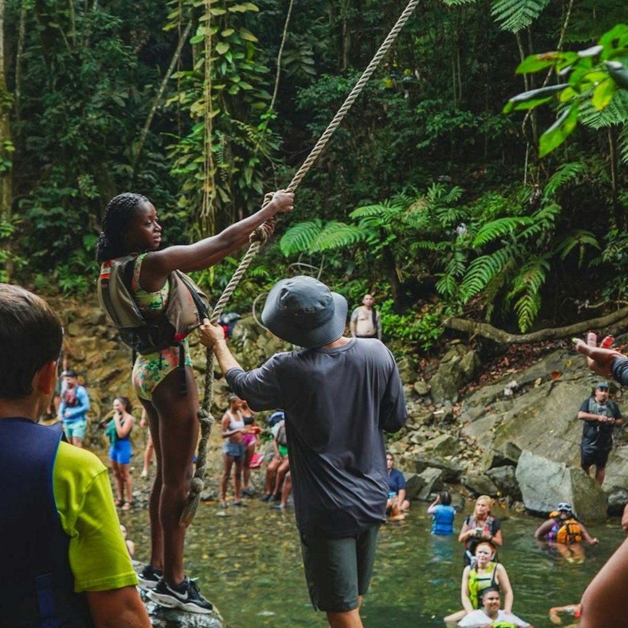 El Yunque Guided Hike: Two Waterfalls, Rope Swings and Roundtrip Transport (6/7)