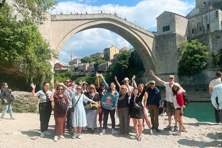 Mostar Old Town Walk and Kravice Falls from Dubrovnik by Coach, Neum Coffee Stop (7/12)