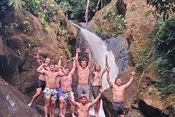 Playa Ventanas Beach Caves, Uvita Waterfalls and Portalon: Natural Slide, Cliff Jumps