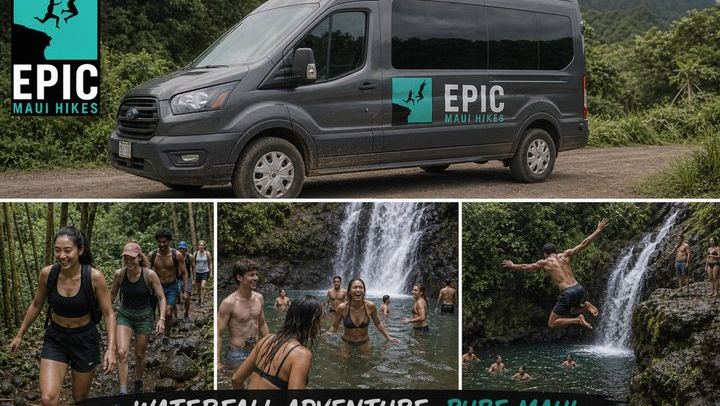 Epic Maui Hikes: 2-Mile Jungle Waterfall Hike from Kahului, 3 Hours (1/12)