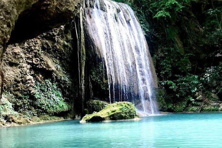 Private Erawan Falls and Rescued Elephant Visit from Bangkok, Lunch Included (2/12)