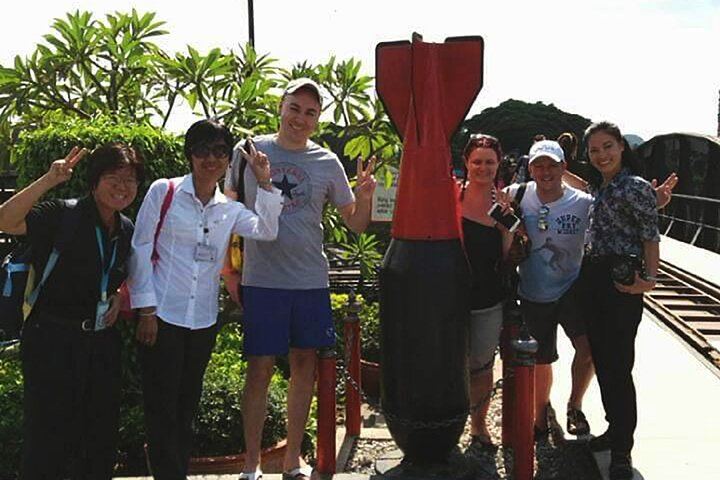 Private Erawan Falls, Wat Tham Khao Pun and Long-Tail Boat Day Tour, VIP Van Option (10/12)