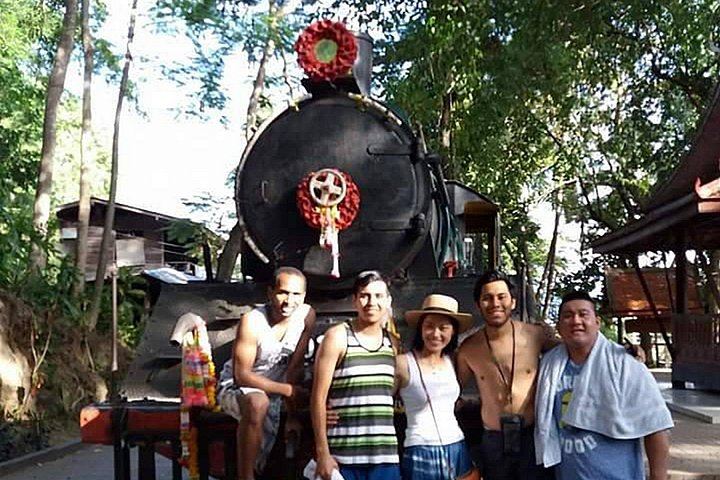 Private Erawan Falls, Wat Tham Khao Pun and Long-Tail Boat Day Tour, VIP Van Option (12/12)