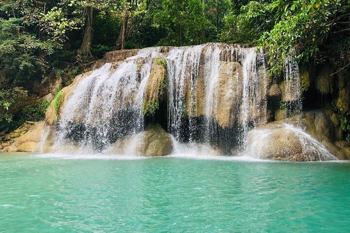 Erawan Falls, Don Rak War Cemetery and River Kwai Bridge Day Trip by Private Car (8/9)