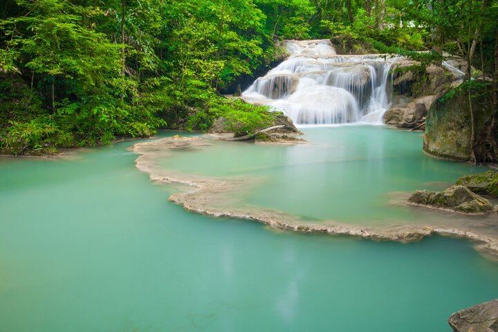 Erawan Falls, JEATH Museum and Kwai Bridge Group Day Trip from Bangkok (12/12)