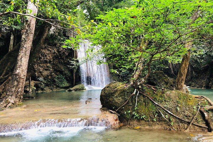 Erawan Falls, Don Rak War Cemetery and River Kwai Bridge Day Trip by Private Car (5/9)