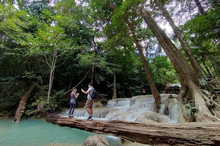 Erawan Falls, Don Rak War Cemetery and River Kwai Bridge Day Trip by Private Car (4/9)
