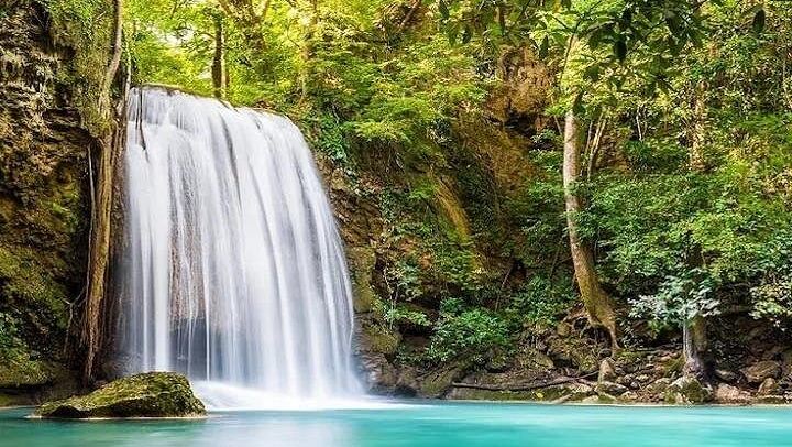 Small-Group Erawan Falls, Tham Krasae Cave and Death Railway Train from Bangkok (1/9)