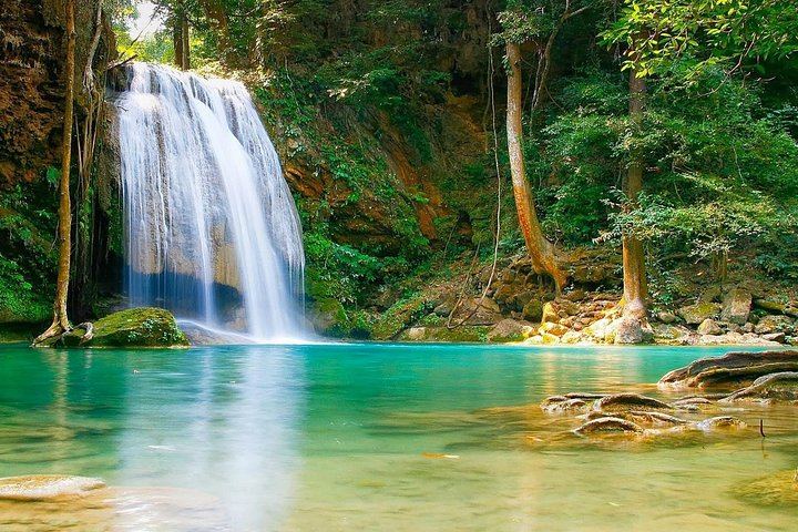 Erawan Falls Day Tour from Bangkok with Hotel Pickup, Fruit and Soi Rambuttri Option (2/10)