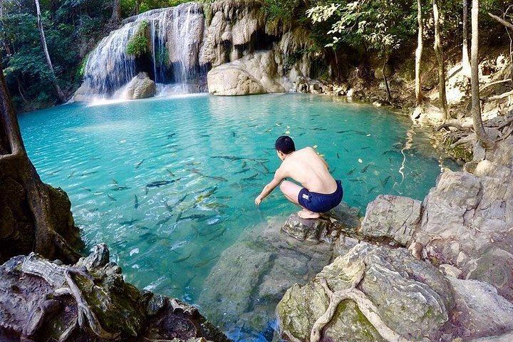 Erawan Falls Day Tour from Bangkok with Hotel Pickup, Fruit and Soi Rambuttri Option (8/10)