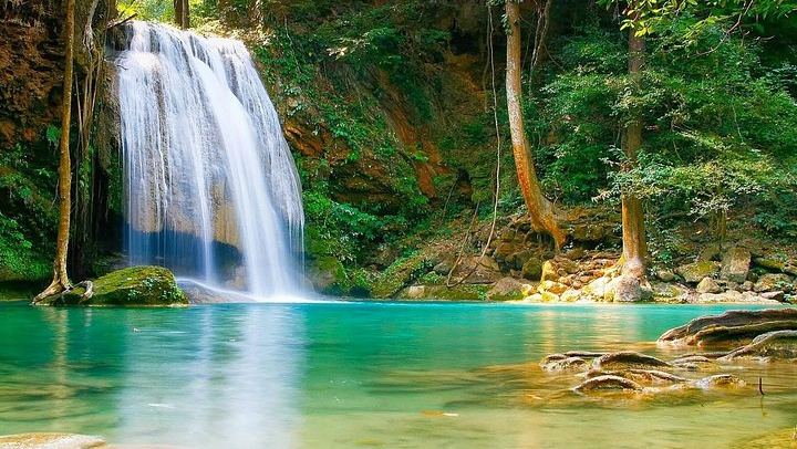 Erawan Falls Day Tour from Bangkok with Hotel Pickup, Fruit and Soi Rambuttri Option (2/10)