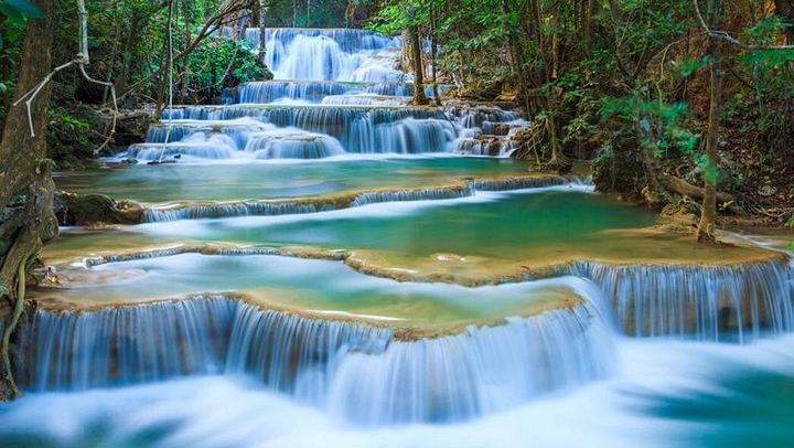 Erawan Falls Day Tour from Bangkok with Hotel Pickup, Fruit and Soi Rambuttri Option (4/10)