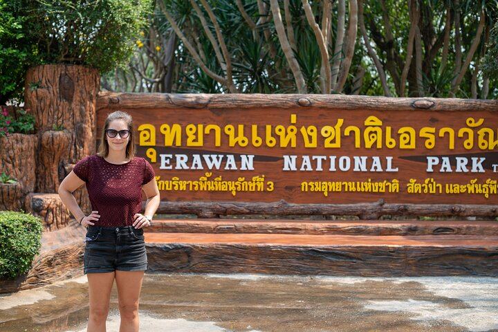 Erawan Falls, Srinakarin Lake and Train Ride Day Tour from Kanchanaburi (11/12)