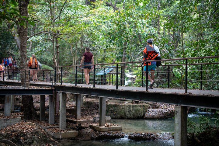 Erawan Falls, Srinakarin Lake and Train Ride Day Tour from Kanchanaburi (9/12)