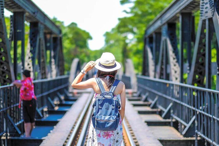 Erawan Falls, Srinakarin Lake and Train Ride Day Tour from Kanchanaburi (2/12)