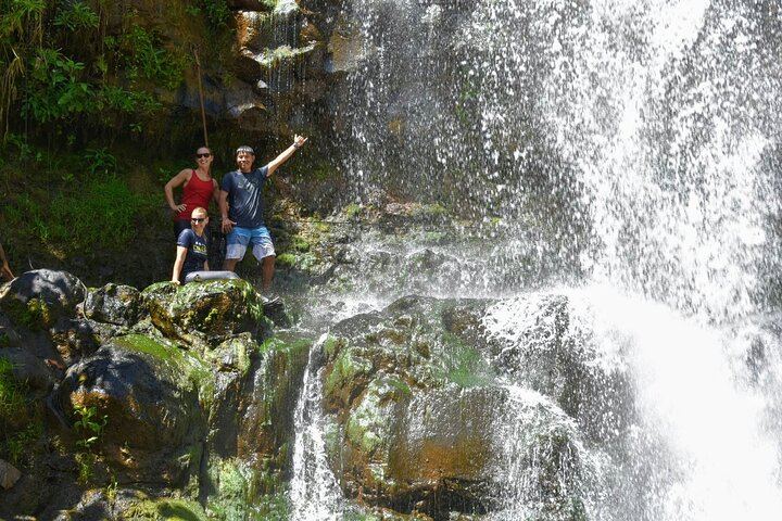 Private Property Hike to Bamboo Falls and Papakolea Falls in Lihue, 90-Minute Swim Tour (3/10)