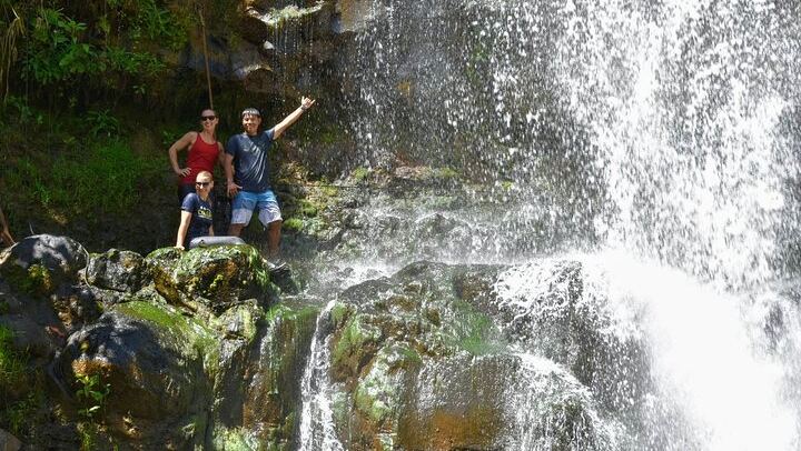 Private Property Hike to Bamboo Falls and Papakolea Falls in Lihue, 90-Minute Swim Tour (3/10)