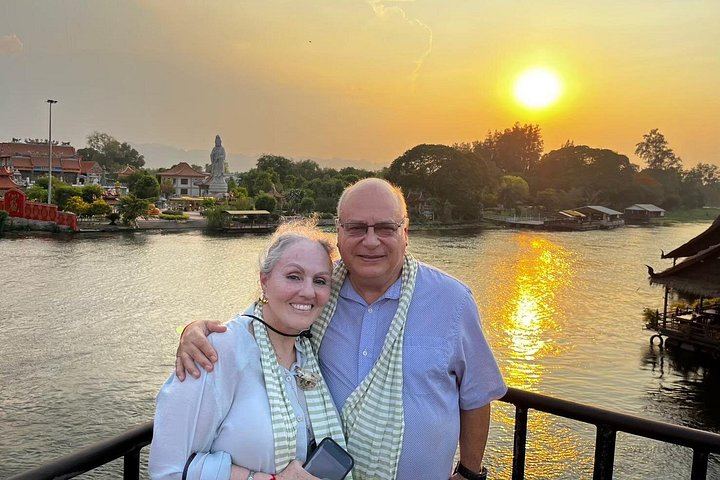 Damnoen Saduak Floating Market, Mae Klong Railway Market and Erawan Falls Day Trip (6/12)